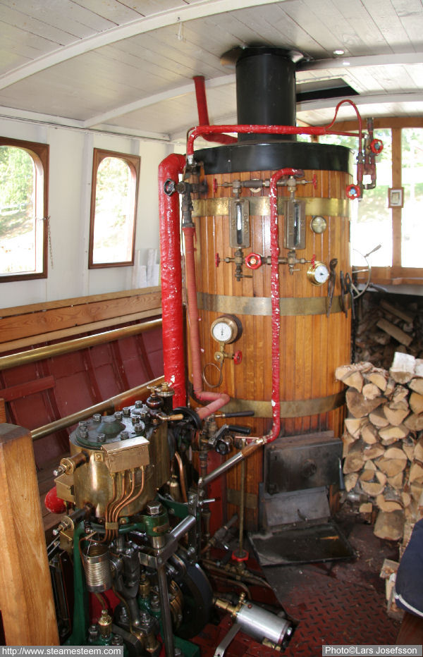Steamboat Mubter's bloiler