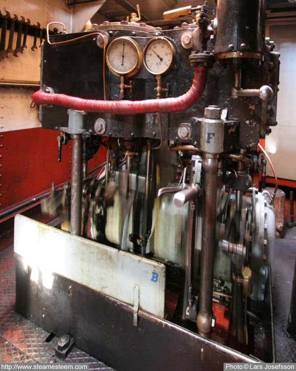 Engine working at half ahed
