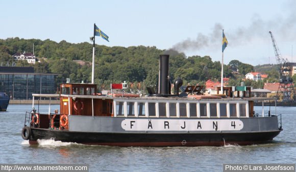 Steamship Färjan 4 from Gothenburg