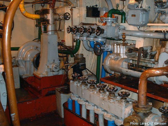 Steamship Blidösund cooling water pump