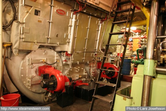 Scotch Marine Boiler with three furnaces