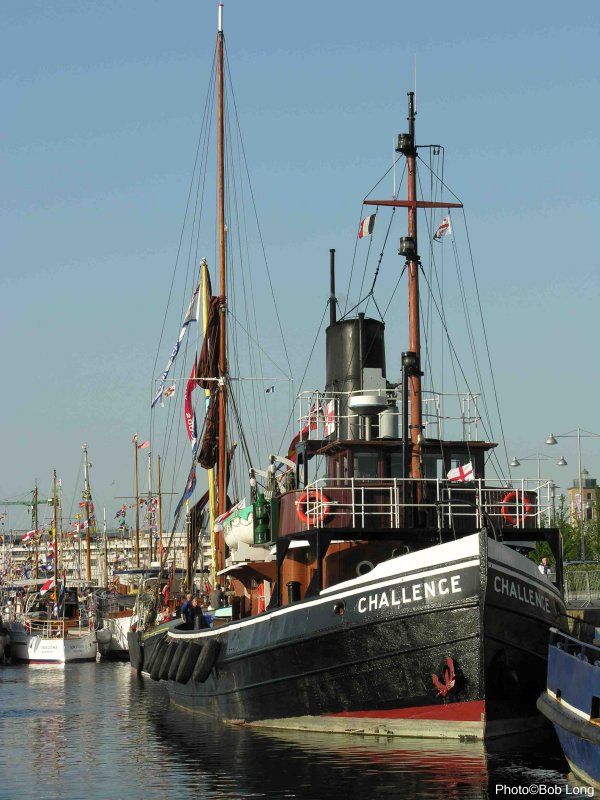 Steamship Challenge moored